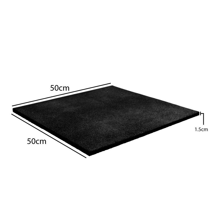 Gym Floor Mat Carpet (50cm x 50cm x 1.5cm x 4 Pcs)
