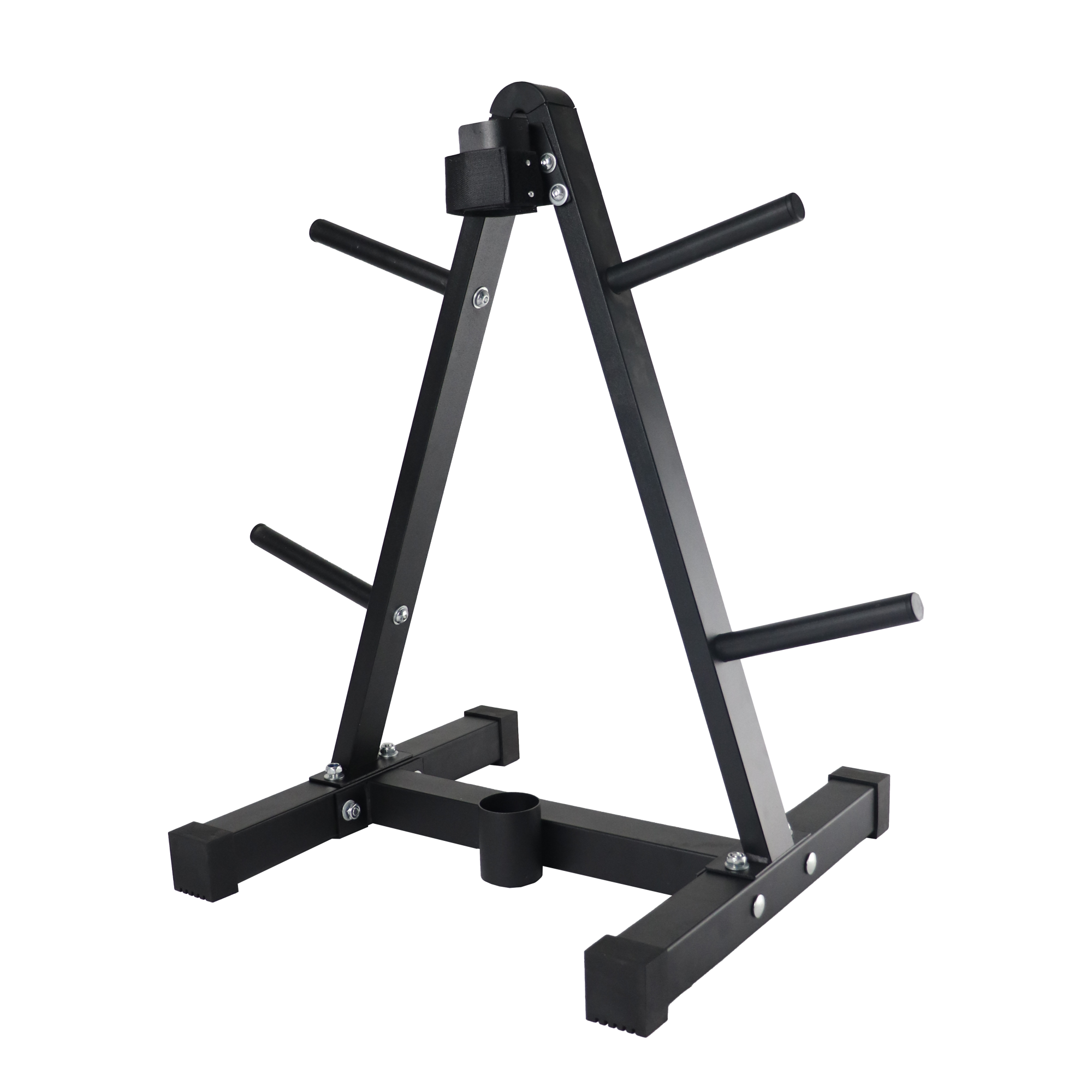 Standard Weight Plate and Barbell Storage Rack (Triangle)