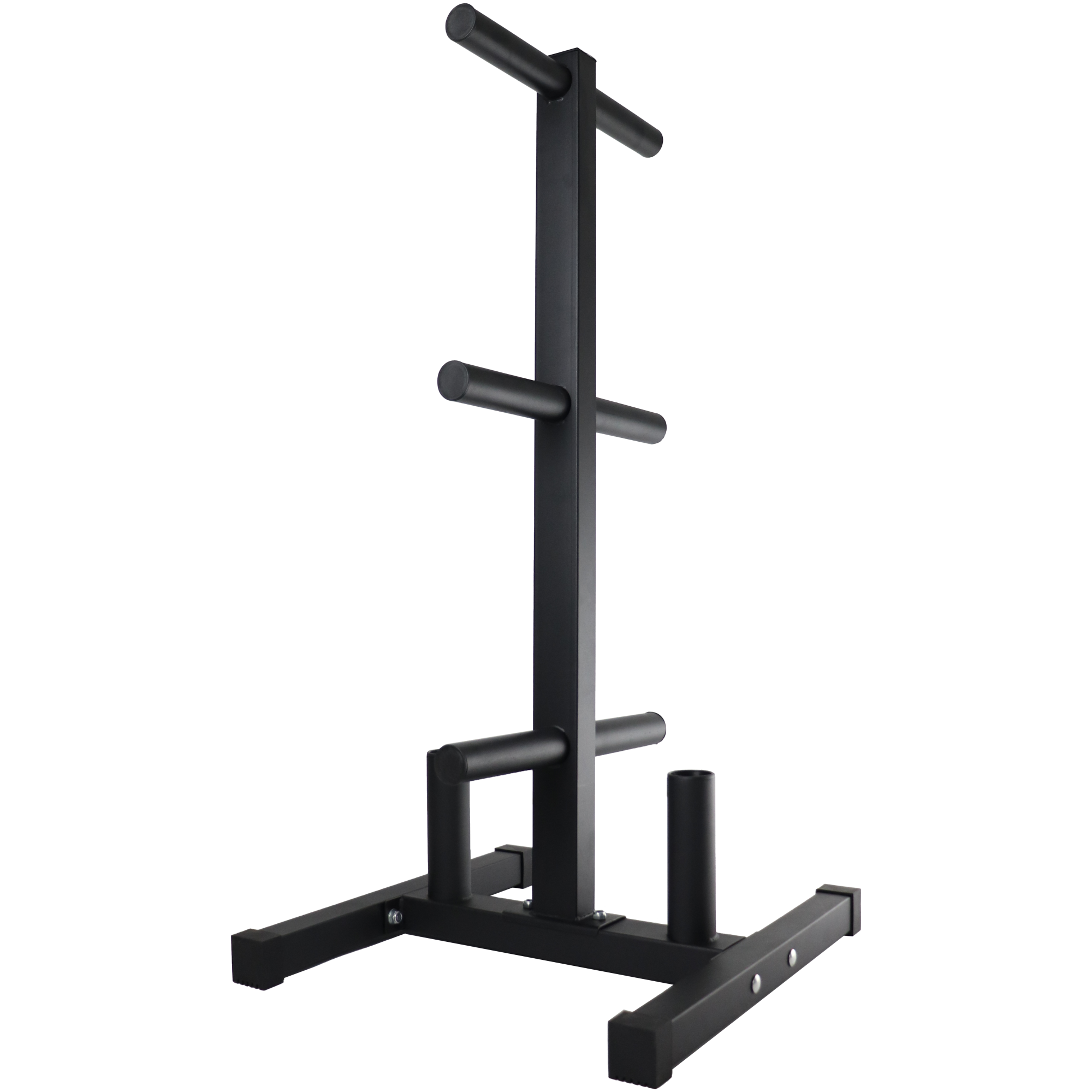 Olympic Weight Plate Tree with 2 Barbell Holders