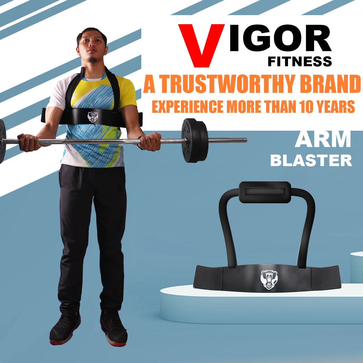 Arm Blaster For Weightlifting Powerlifting Bodybuilding