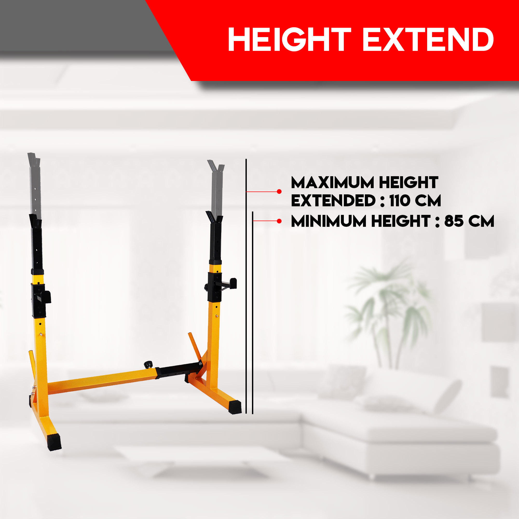 Squat Rack (Adjustable)